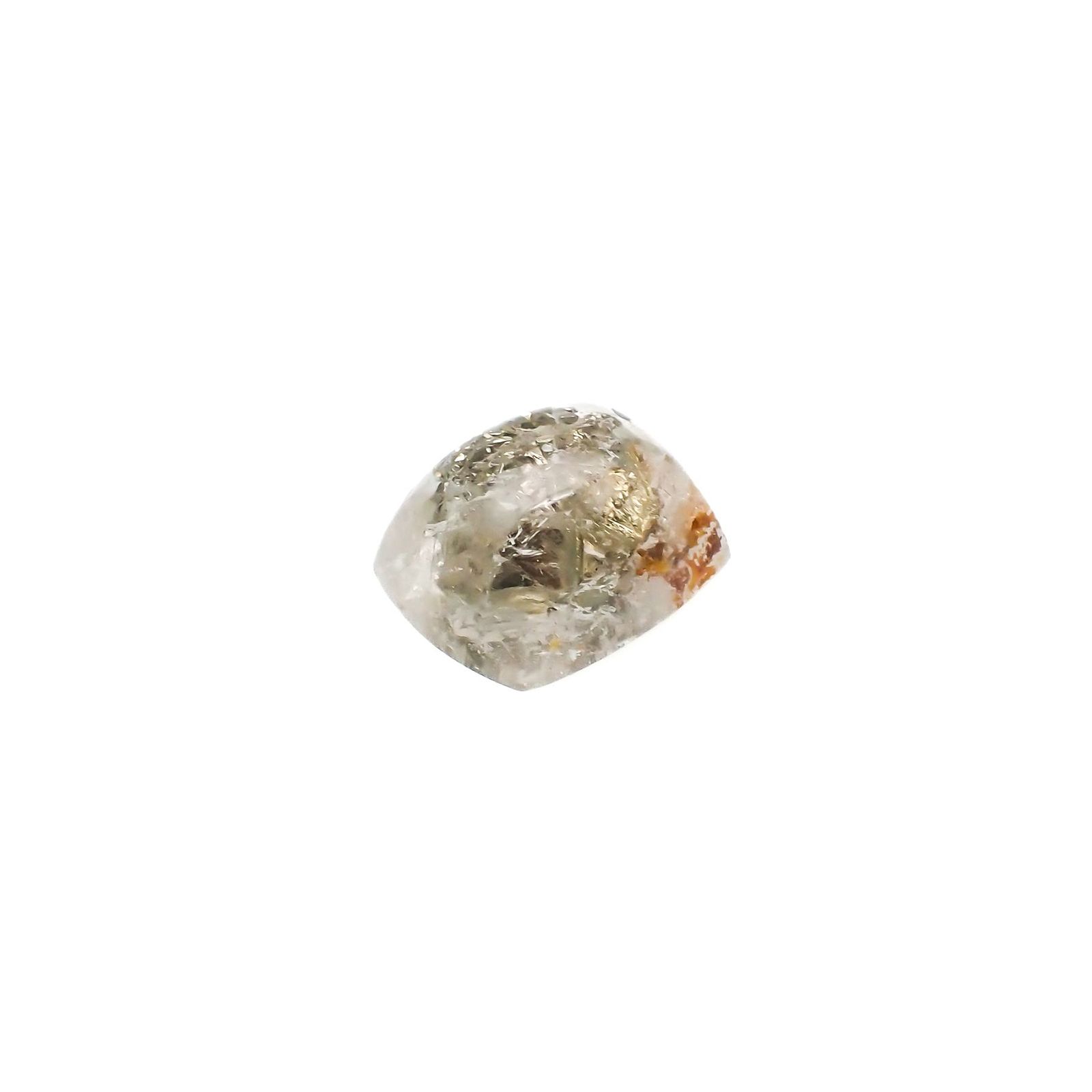 パイライトインクォーツ  ブラジル産 31.98ct[220616625]18.9x16.4mm前後