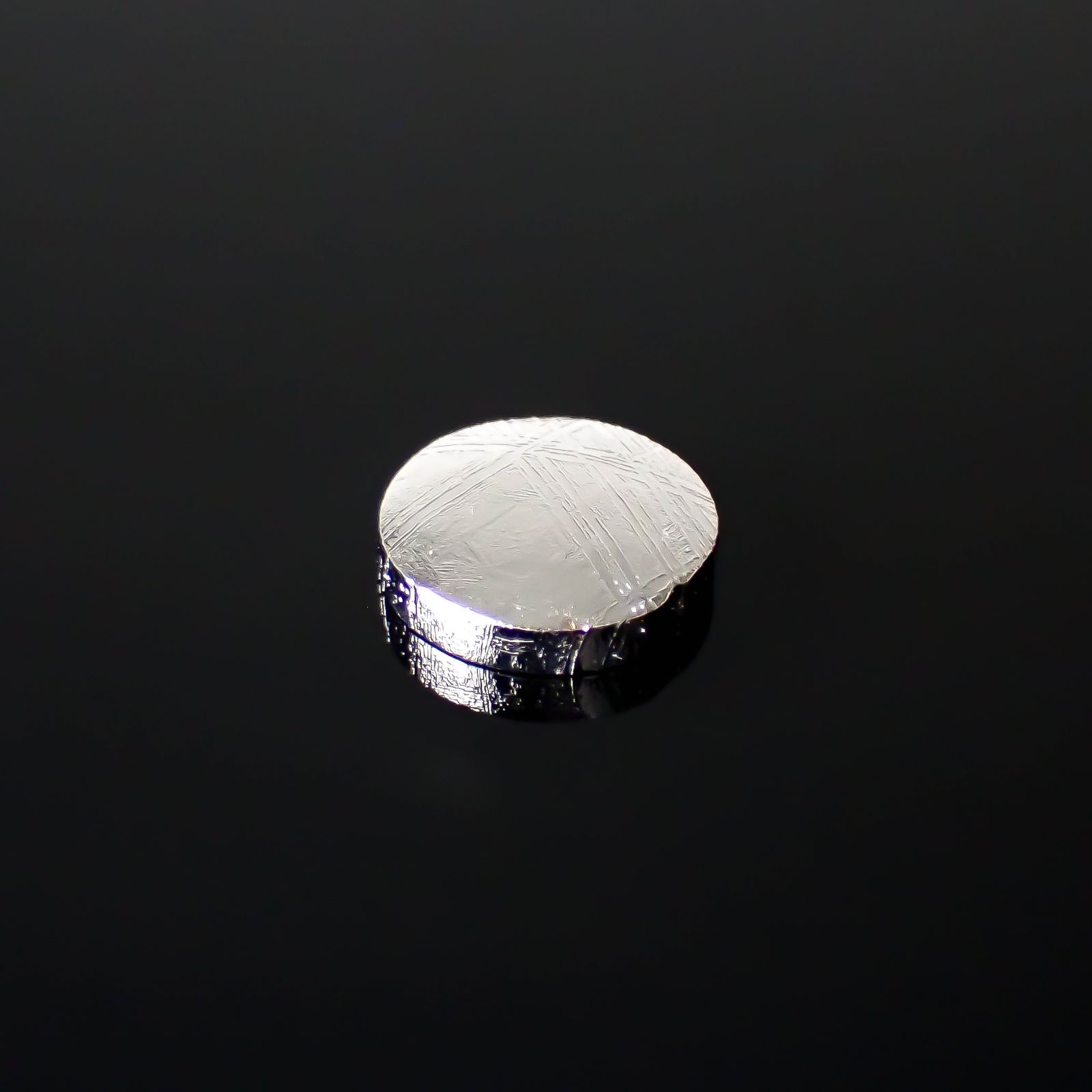 ムオニナルスタ隕石 発見地:スウェーデン 7.50ct[240125739]10.3x10.3mm前後