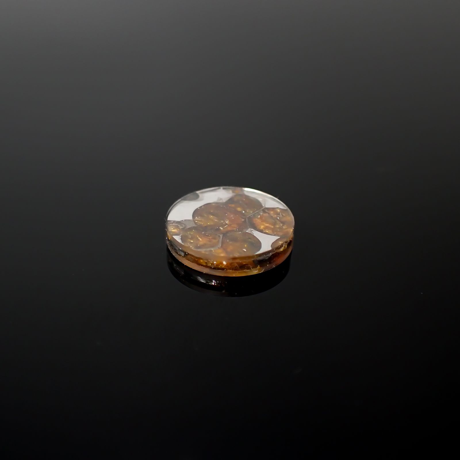 パラサイト隕石Sericho トリプレット 発見地:ケニア 3.56ct[240125710]12.1x12mm前後