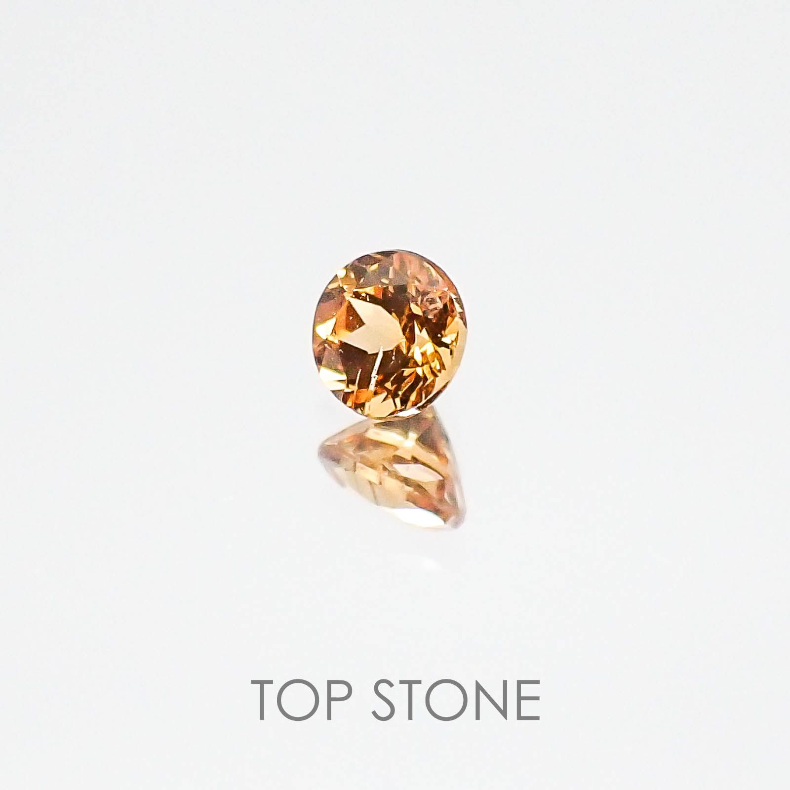 スペサルティンガーネット マンダリンオレンジカラー ケニア産 ルース 0.16ct[20084392]3.1×3.1mm前後