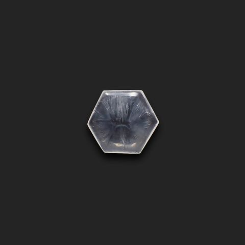 トラピッチェクォーツ 偏光板2枚付き コロンビア・ボヤカ産 24.60ct[230521963]24.1x23.9mm前後