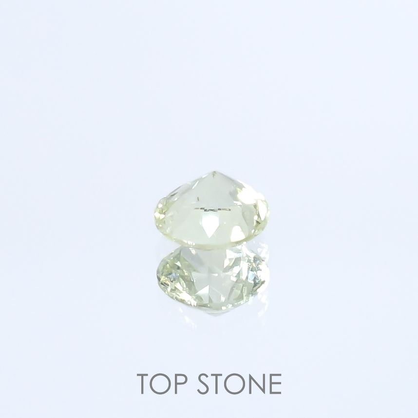 アイスライムブルーサファイア(宝石名サファイア)マダガスカル/オーストラリア産 0.29ct 識別済[220817367]3.9x3.8mm前後