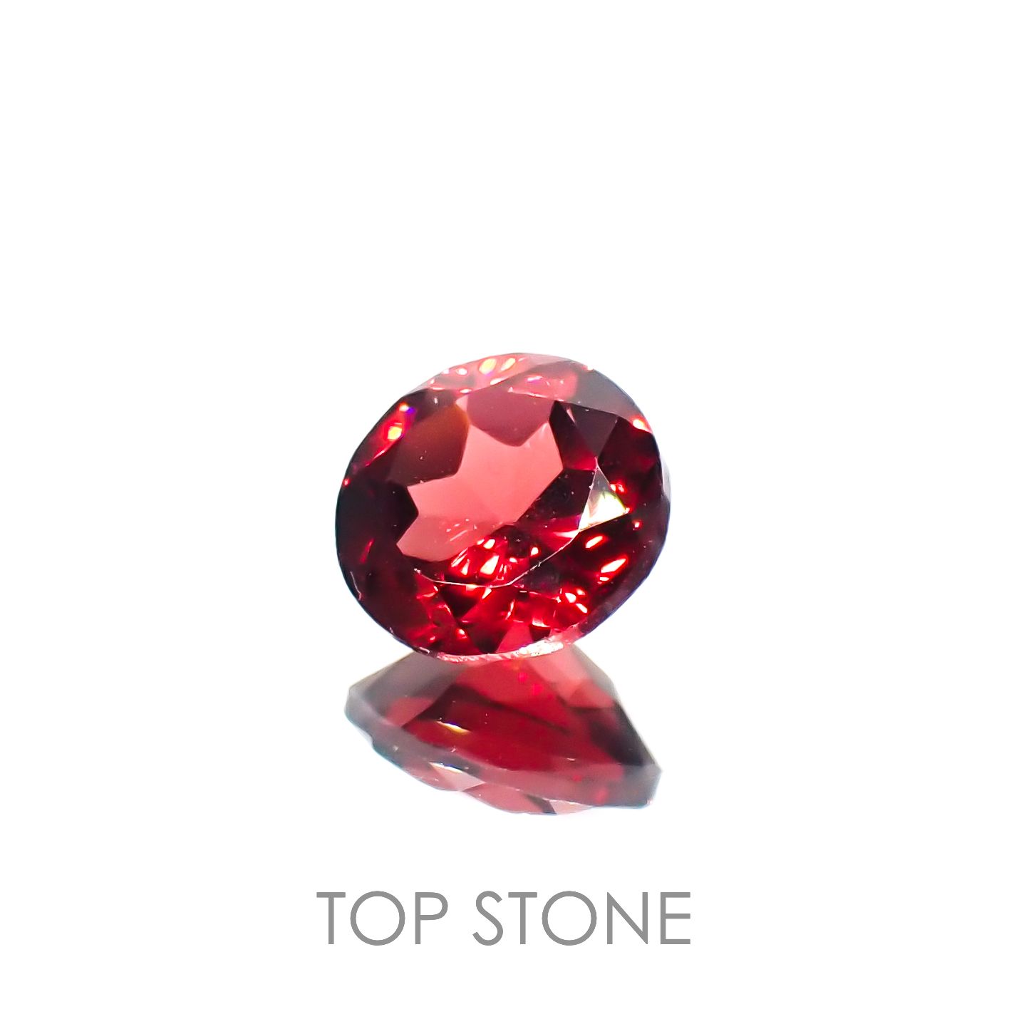 パイラルスパイトガーネット モザンビーク産 1.24ct[230120154]6.4x6.4mm前後