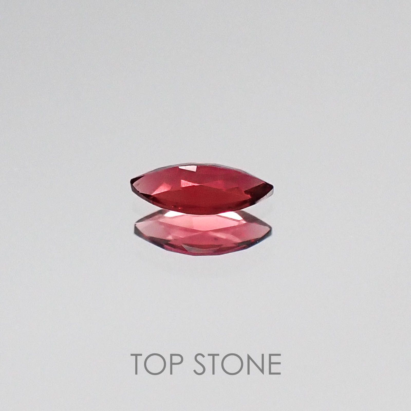 レッドスピネル タンザニア産 ルース 0.13ct[20073923]5×2.5mm前後