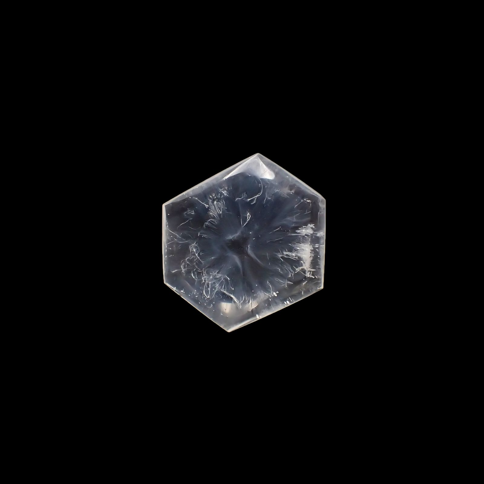トラピッチェクォーツ 偏光板2枚付き コロンビア・ボヤカ産 20.66ct[230823250]23.2x20.9mm前後