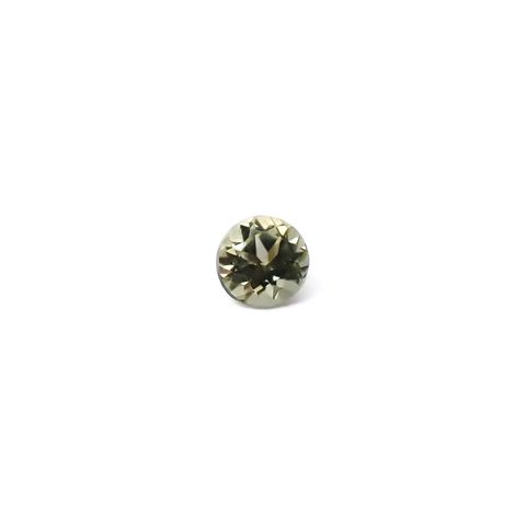パラサイティックペリドット 採取地:ロシア・セイムチャン 0.024ct / 1.7x1.7mm前後 [260632350]
