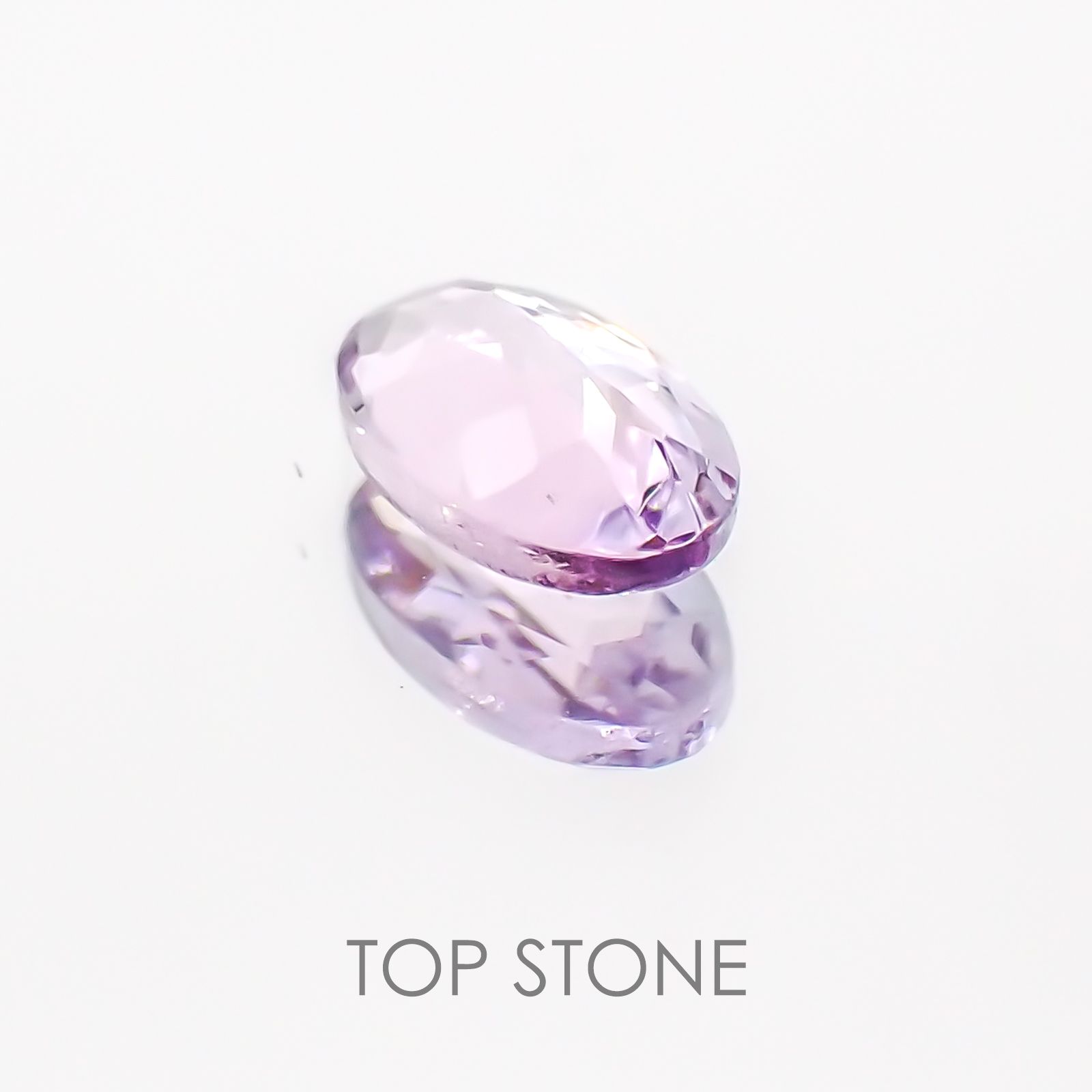 ピンクゾイサイト(宝石名ピンク・ゾイサイト) タンザニア産 0.26ct 識別済[20127885]5.1×3.1mm前後