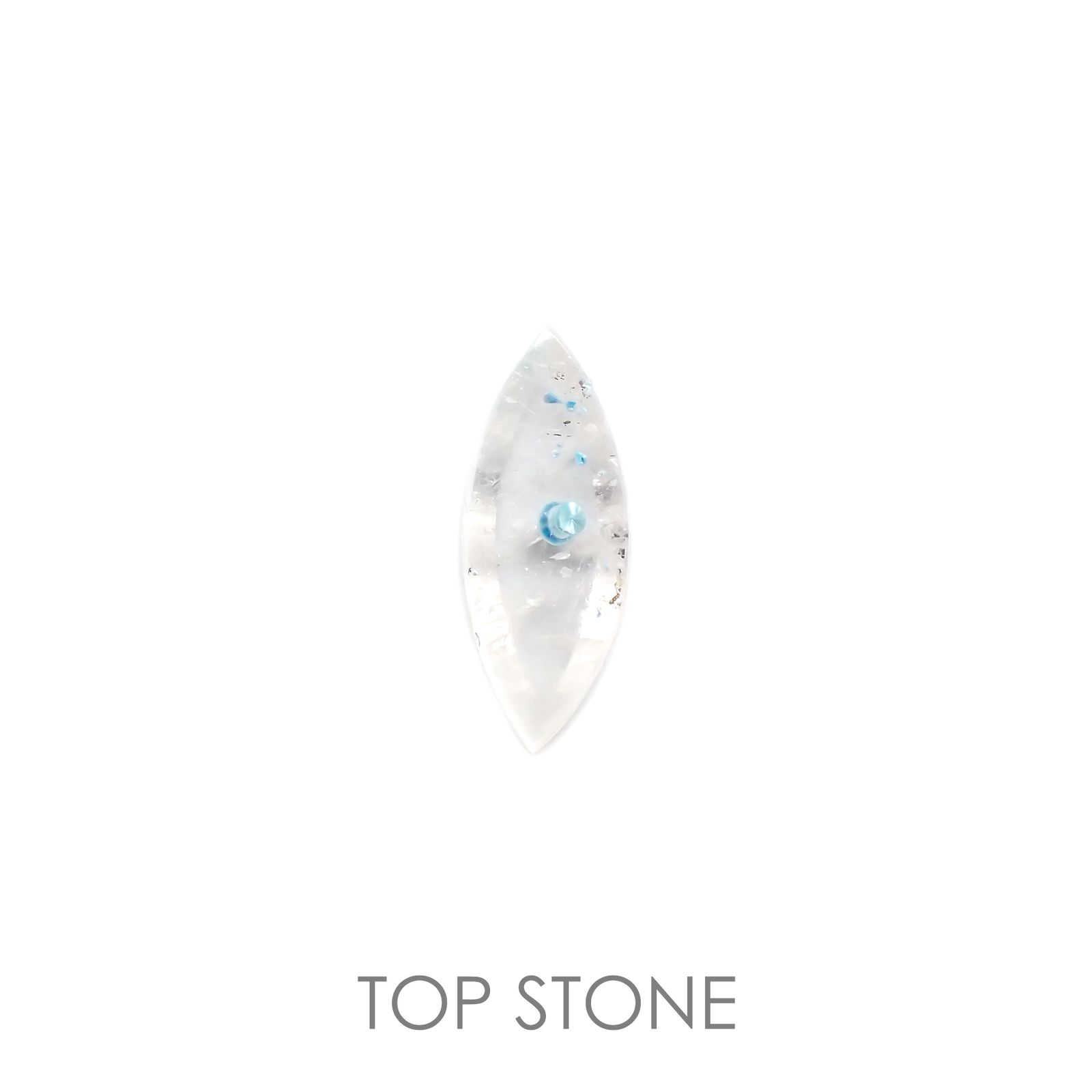 パライバクォーツ ブラジル産 1.49ct[220114255]13.6x5.2mm前後