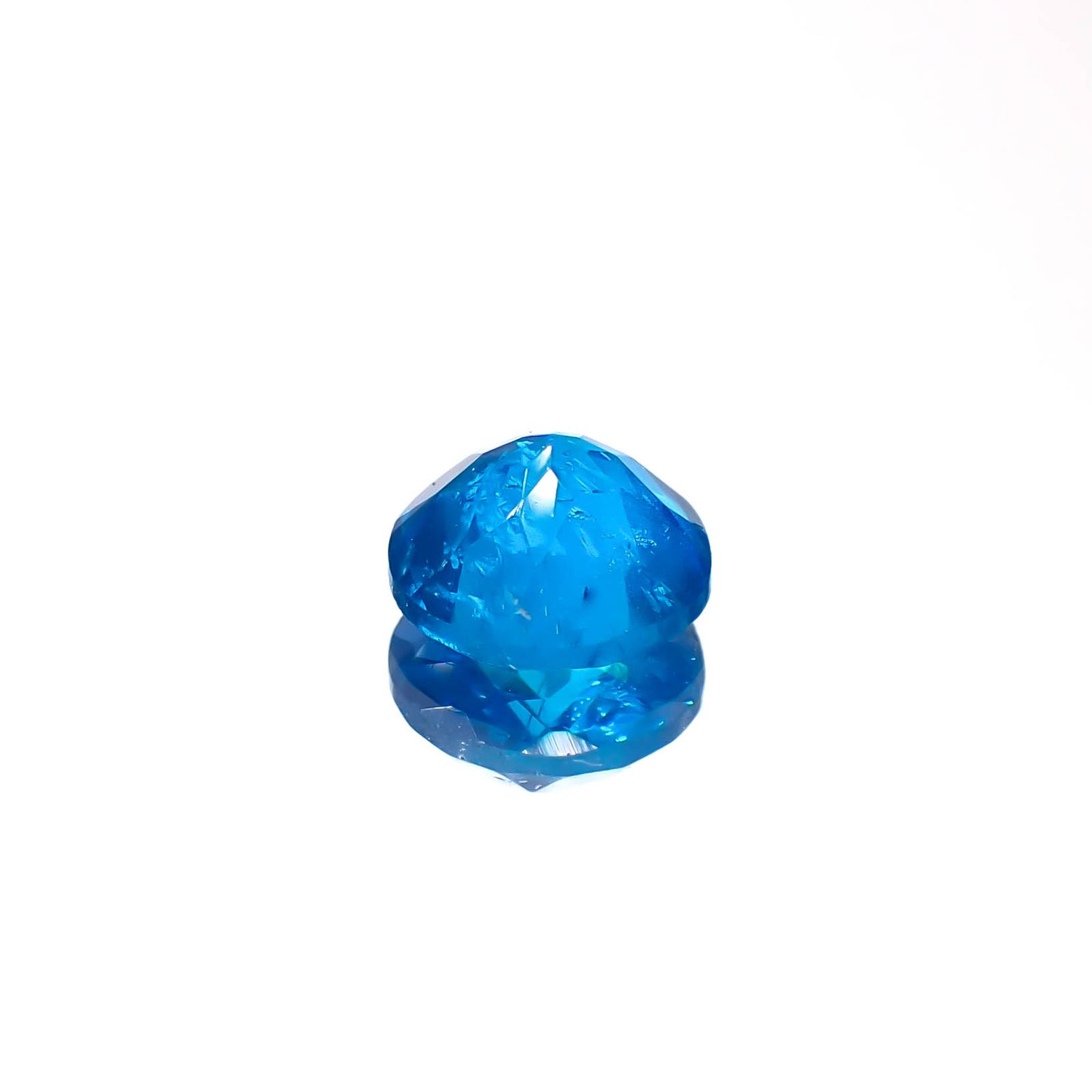 ネオンブルーアパタイト マダガスカル産 0.87ct[240628094]6x6mm前後
