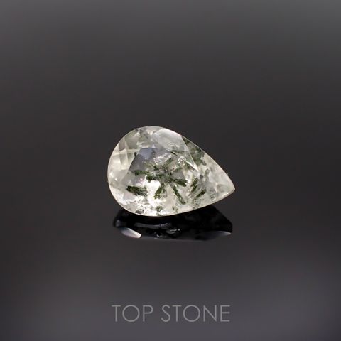ヘデンベルジャイトインクォーツ インドネシア産 2.65ct[220917823]11.7x8.2mm前後
