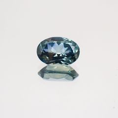 モンタナサファイア アメリカ産 ルース 0.71ct[20129303]6.4×4.5mm前後