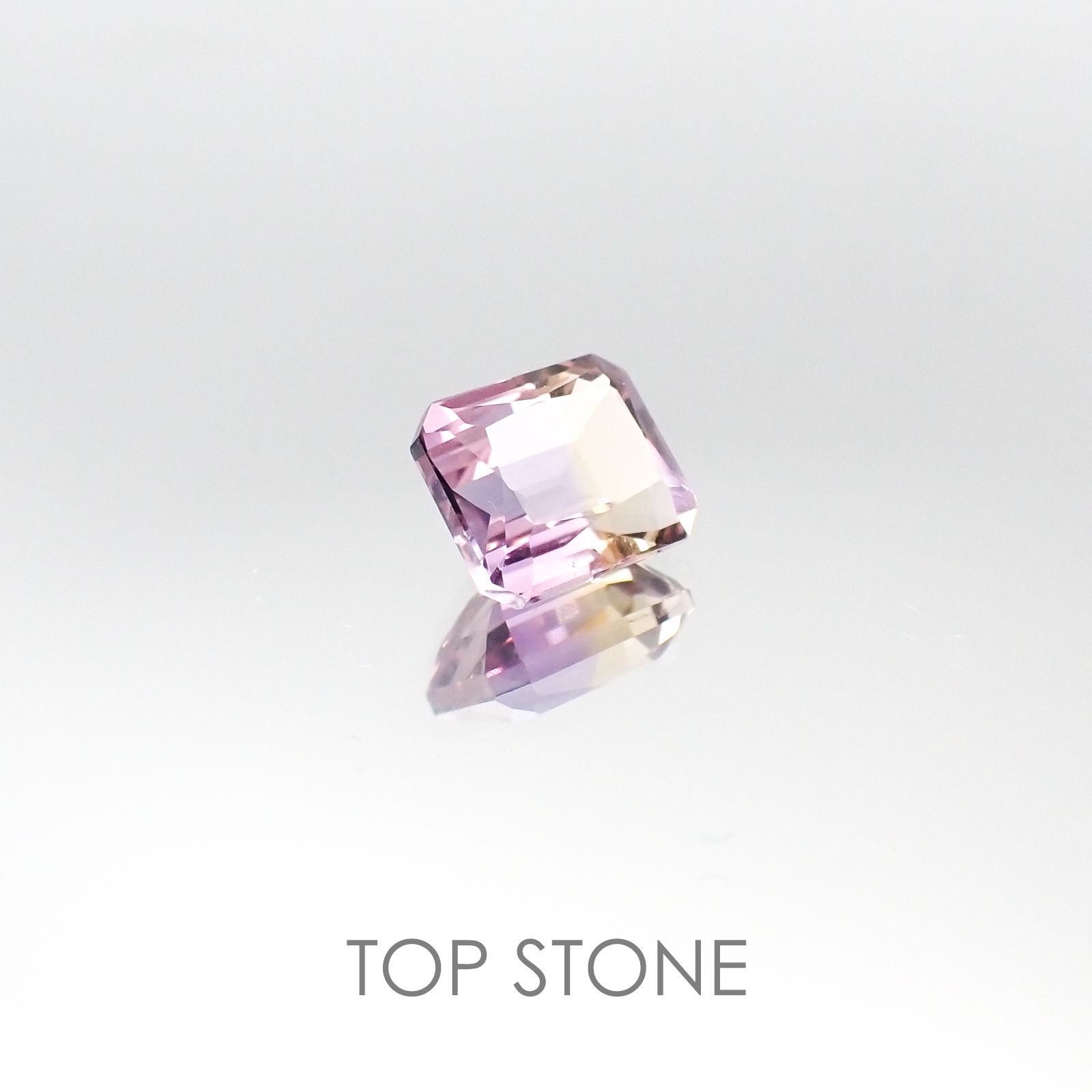 アメトリン ブラジル産 ルース 1.66ct[20095358]7.6×6.6mm前後