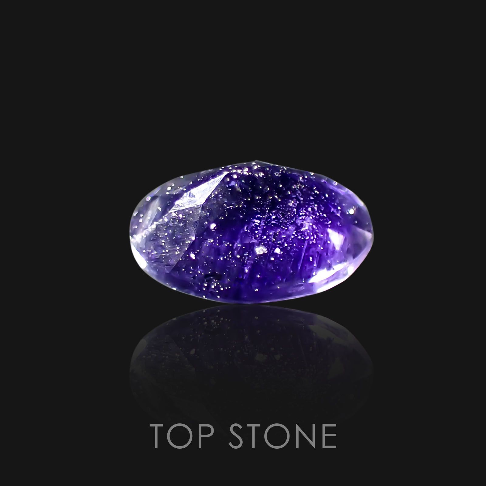 アイオライトサンストーン インド・ブラジル産 ルース 0.42ct[21018911]6×4mm前後