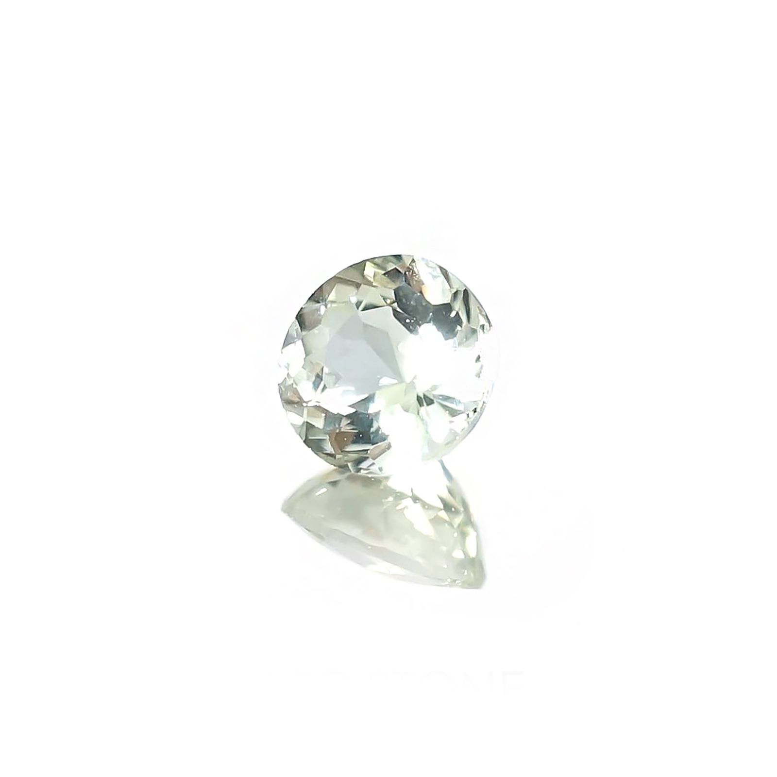 モンテブラサイト(宝石名モンテブラサイト)マダガスカル産 識別済 0.55ct / 5.3x5.2mm前後 [220817424]