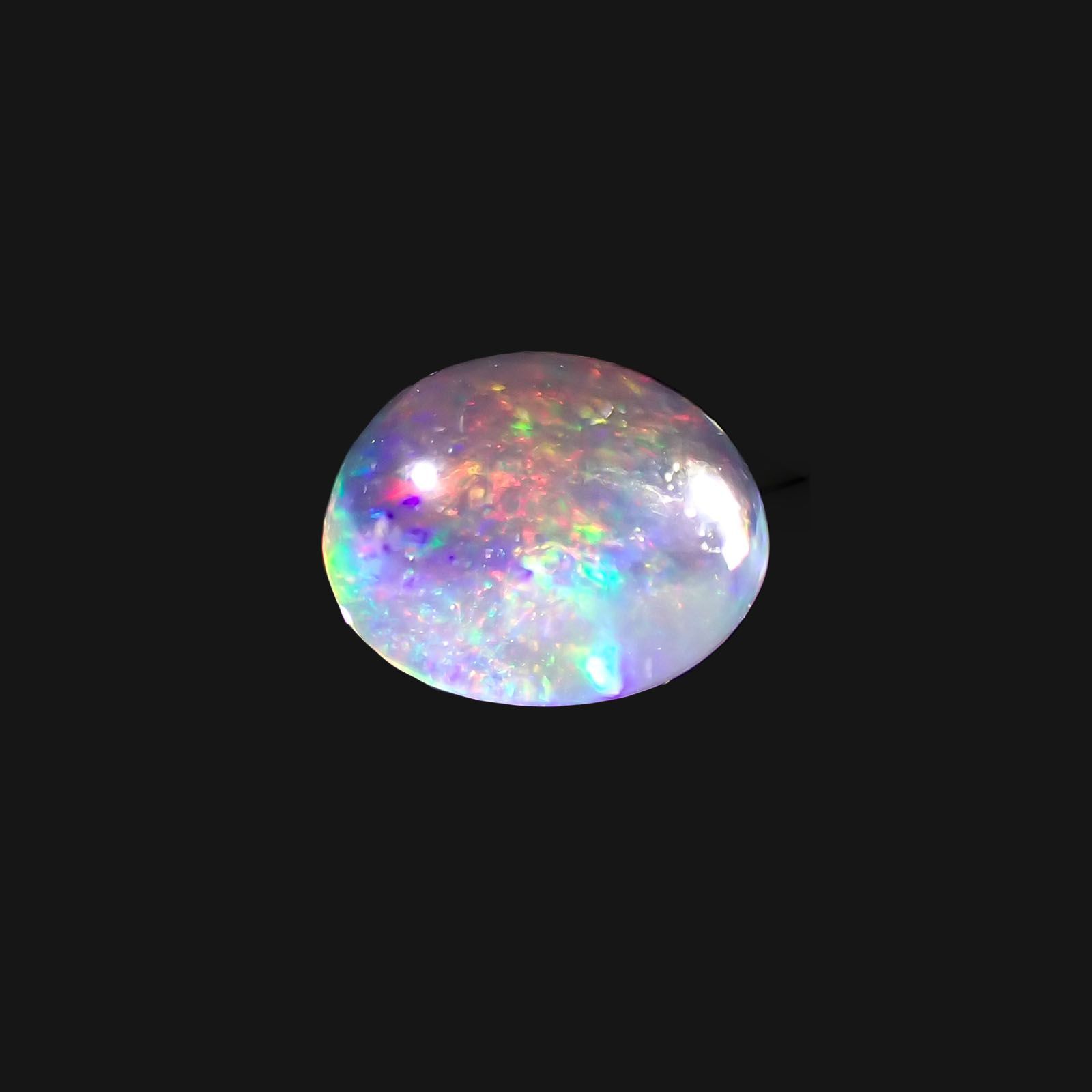 ウォーターオパール(宝石名ウォーター・オパール)メキシコ産 0.33ct 識別済[231124130]5.3x5mm前後