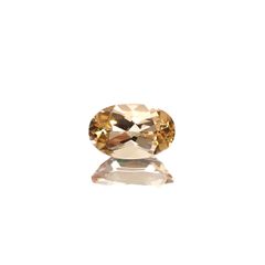 インペリアルガーネット(宝石名ヘソナイト・ガーネット)スリランカ産 0.48ct 識別済[241129439]5.9x3.7mm前後