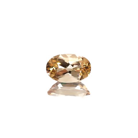 インペリアルガーネット(宝石名ヘソナイト・ガーネット)スリランカ産 0.48ct 識別済[241129439]5.9x3.7mm前後