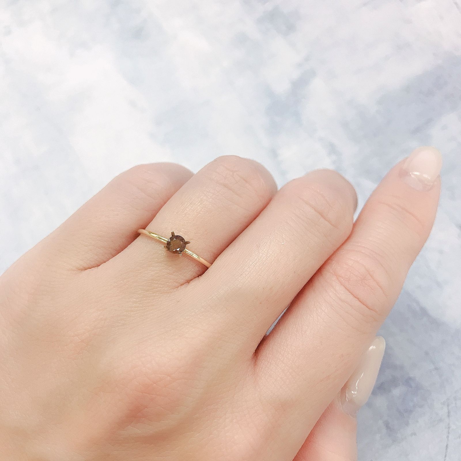 レインボーガーネット 日本・奈良県天川村産 0.27ct[220616302]3.6x3.5mm前後