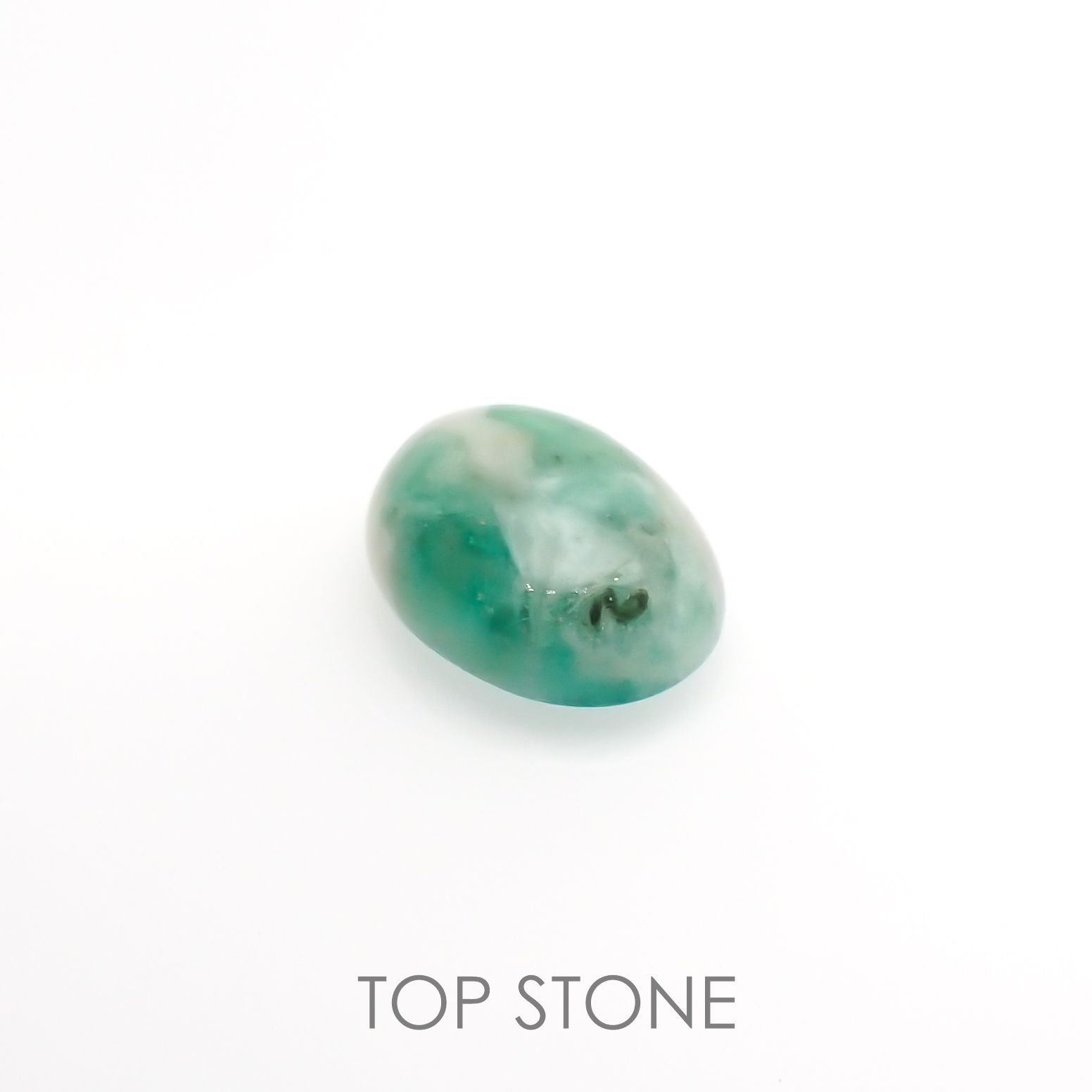 マトリックスエメラルド(エメラルドインクォーツ/フェルドスパー) ブラジル産 3.94ct[210812259]12×8.9mm前後
