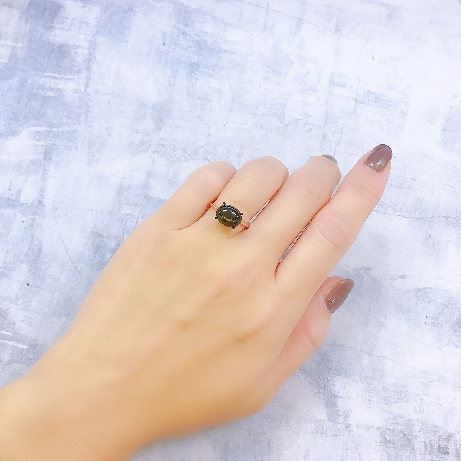 ゴールドシーンアンデシン(宝石名アンデシン)インド産 3.50ct 識別済[250918092]10x7.9mm前後