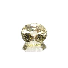 イエロースポジュミン ブラジル産 17.25ct[231224459]17.3x13.9mm前後