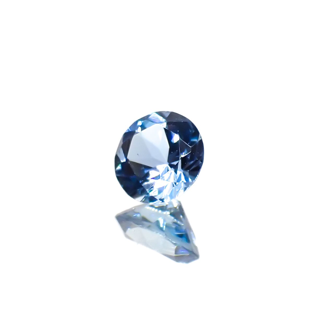サンタマリアアクアマリン(宝石名アクアマリン)ブラジル産 0.15ct 識別済[230923514]3.6x3.6mm前後