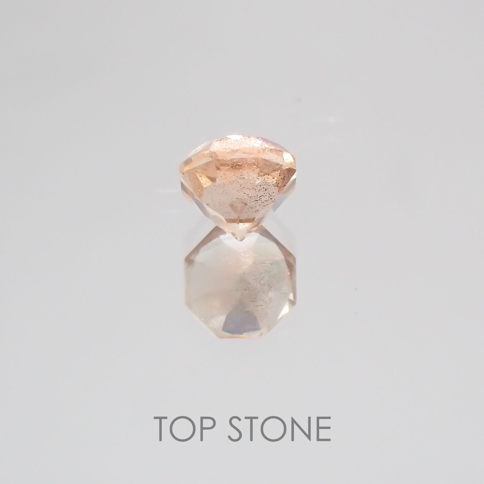 ◇オクタゴンカット◇オレゴンサンストーンSA  アメリカ産 ルース 0.33ct[210210046]4×4mm前後