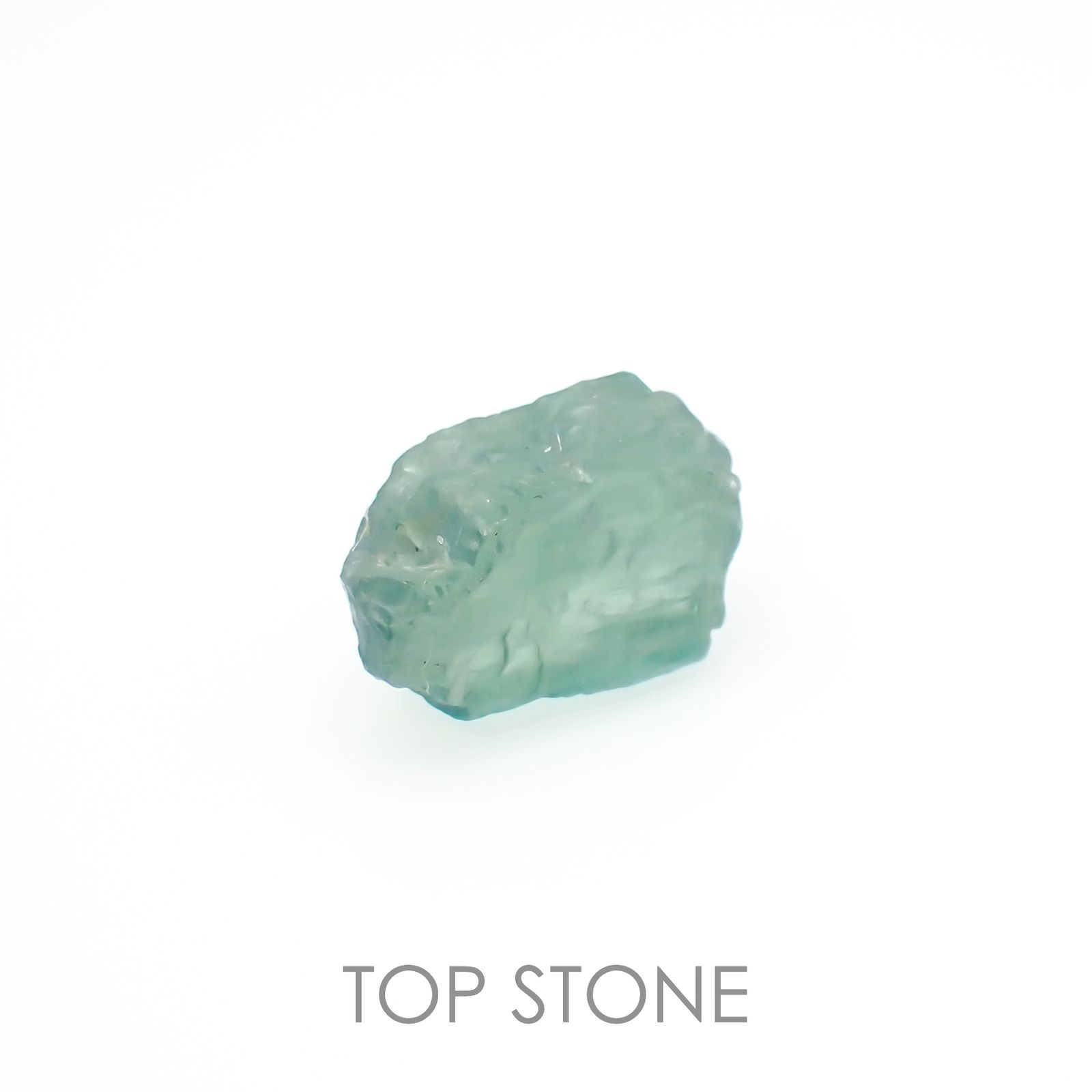 ブルーグリーンコーネルピン 原石 タンザニア産 3.44ct[221219198]10.2x7mm前後