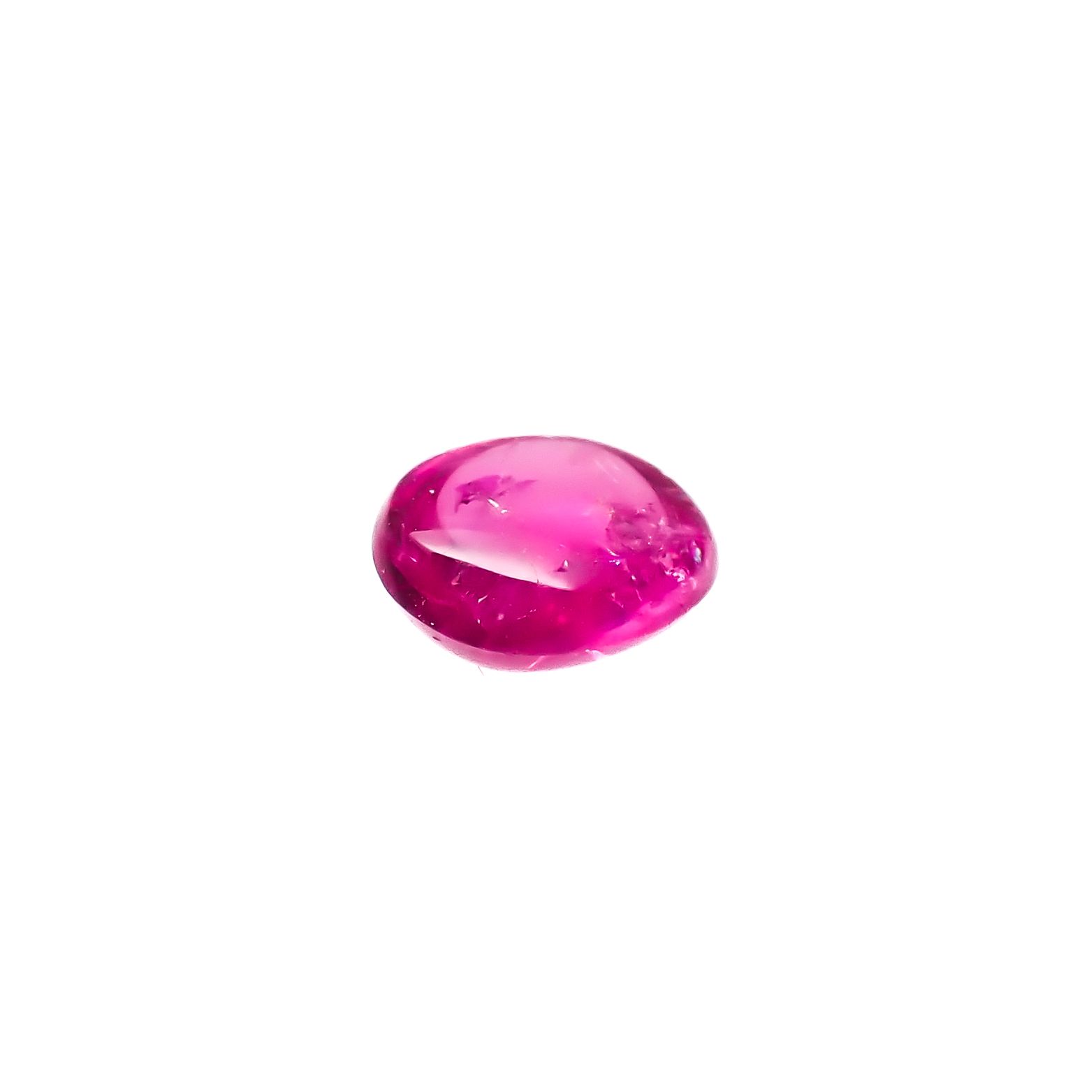 ルビー 非加熱(宝石名ルビー)ビルマ産 0.48ct 識別済[240628062]4.8x4.2mm前後