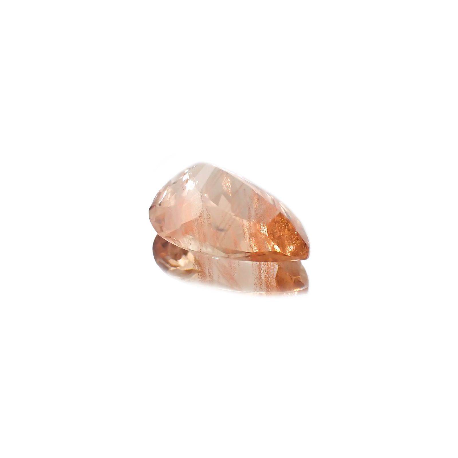 オレゴンサンストーン(宝石名ラブラドライト・サンストーン) アメリカ・オレゴン州産 2.249ct ソ付(彩珠)[210510535]11.7×7.8mm前後