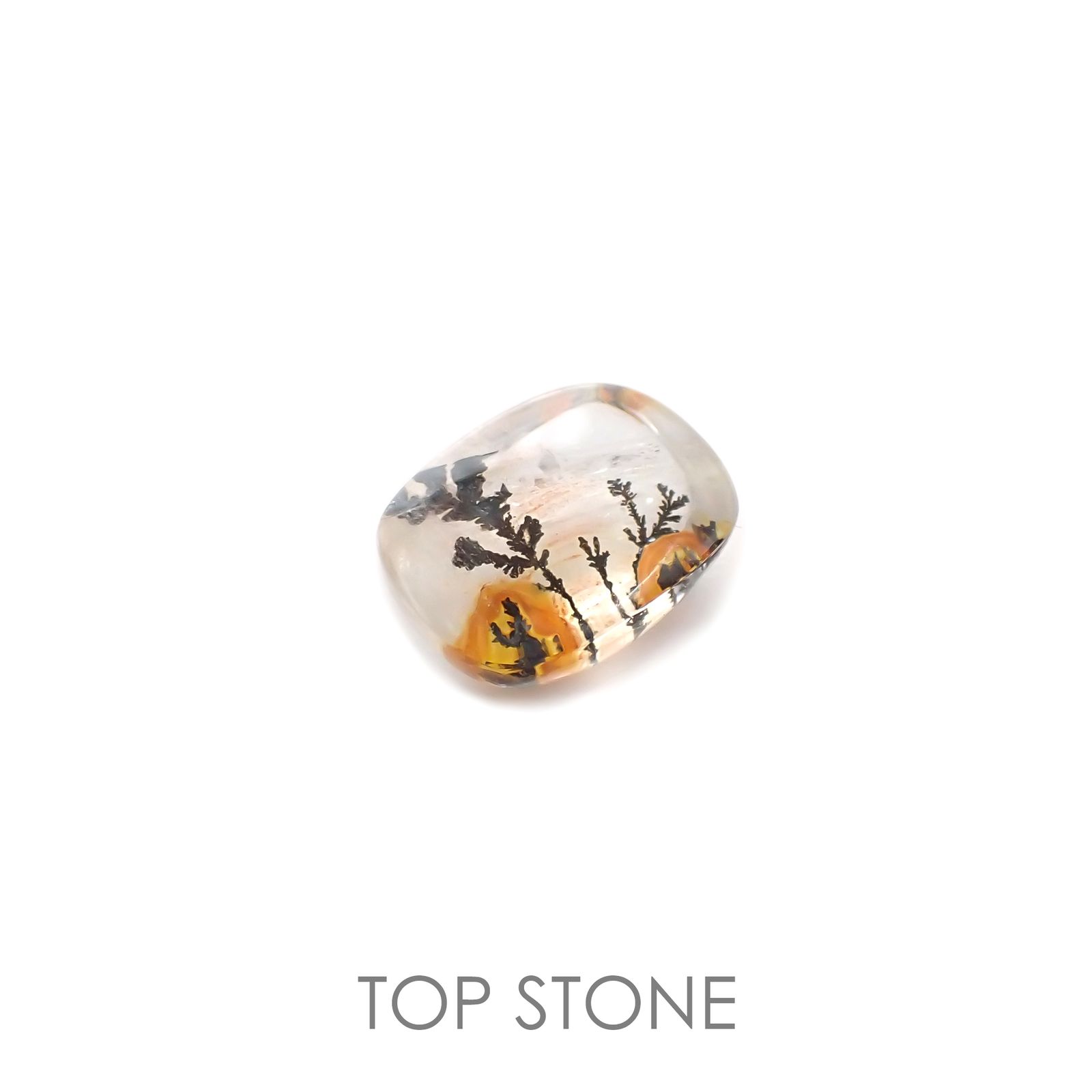 デンドリチッククォーツ ブラジル産 ルース 2.14ct[210610878]8.9×7mm前後
