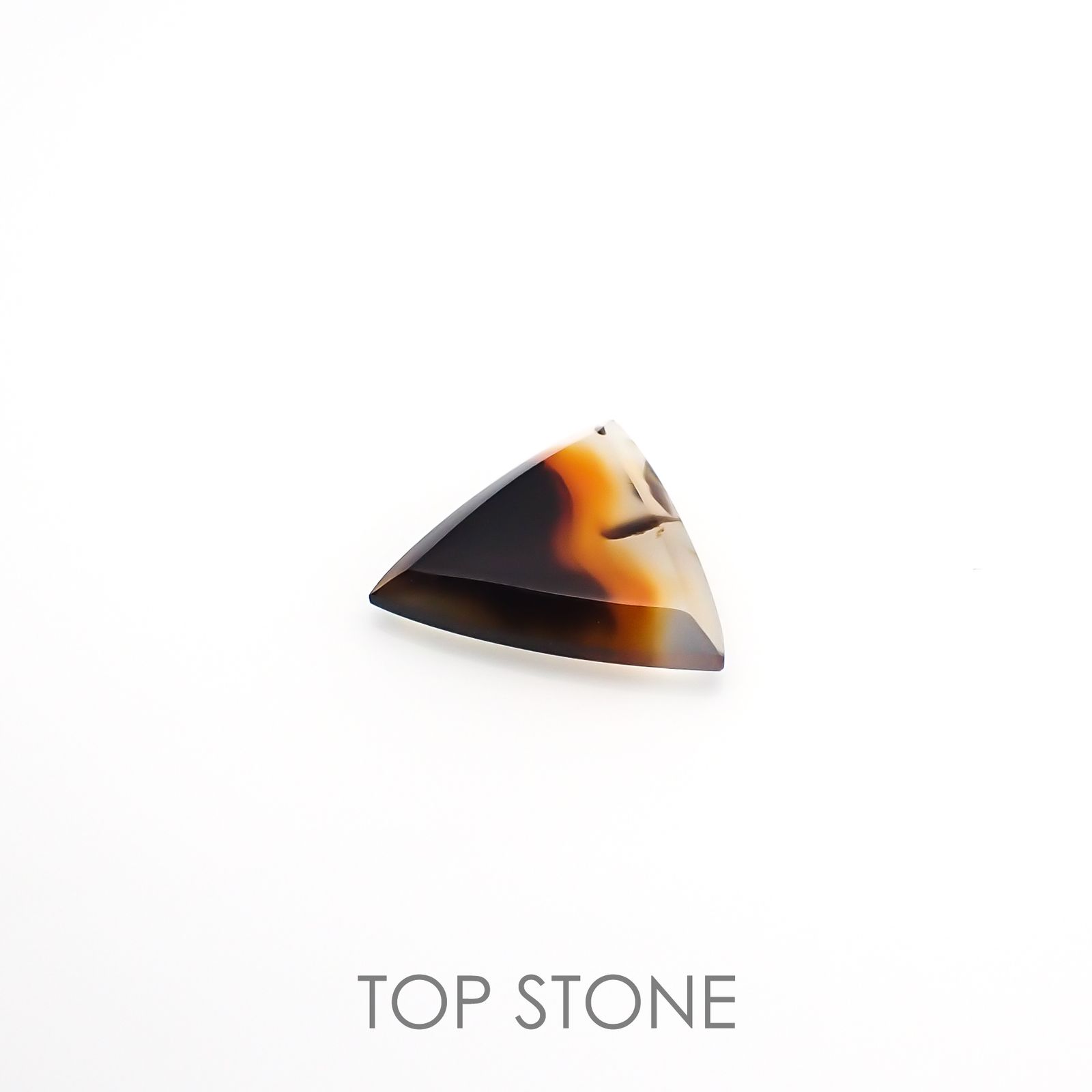 モンタナアゲート アメリカ・モンタナ州産 3.96ct[220716770]14.4x15.1mm前後