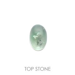 フローライト フルオレッセンス(宝石名フルオライト)イギリス・ロジャリー鉱山産 3.83ct 識別済[211113763]11.5x7.6mm前後