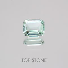 ミントベリル(グリーンベリル) ブラジル産 ルース 0.16ct[21059707]4×3mm前後