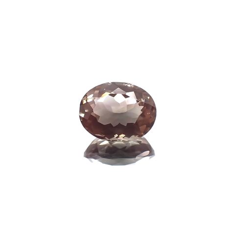 バイカラーオレゴンサンストーン(宝石名バイカラー・ラブラドライト) アメリカ・オレゴン州産 1.179ct ソ付(彩珠)[250711950]7.7×6.1mm前後