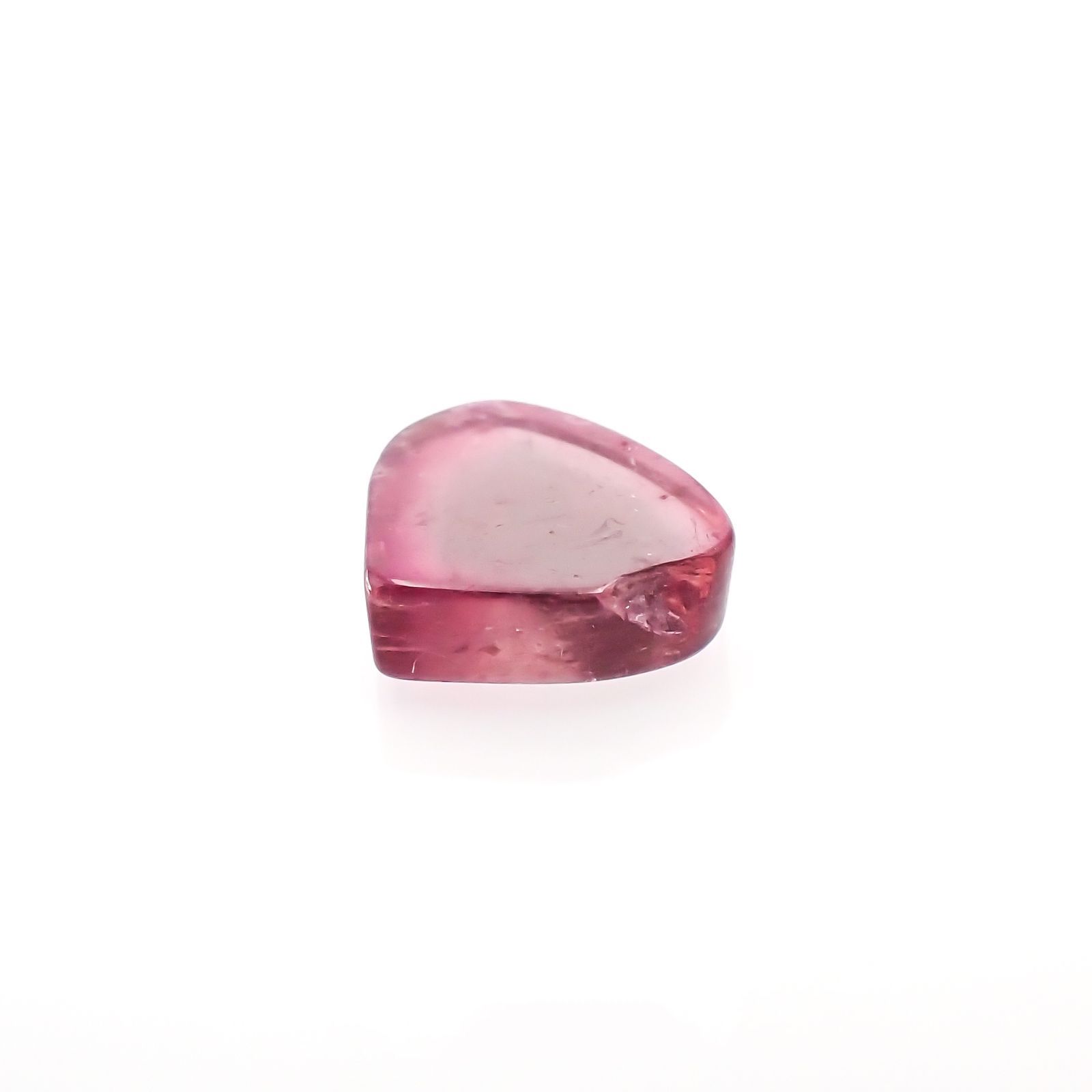 ウォーターメロントルマリン 原石スライス  ブラジル産 3.92ct[221018618]9.9x11.1mm前後
