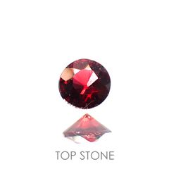 レッドスピネル(宝石名レッド・スピネル)タンザニア産 0.11ct 識別済[220114328]3x3mm前後