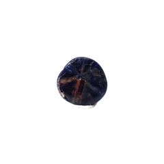 トラピッチェサファイア 原石スライス磨き ビルマ産 0.82ct [250430185]5.7x5.7mm前後