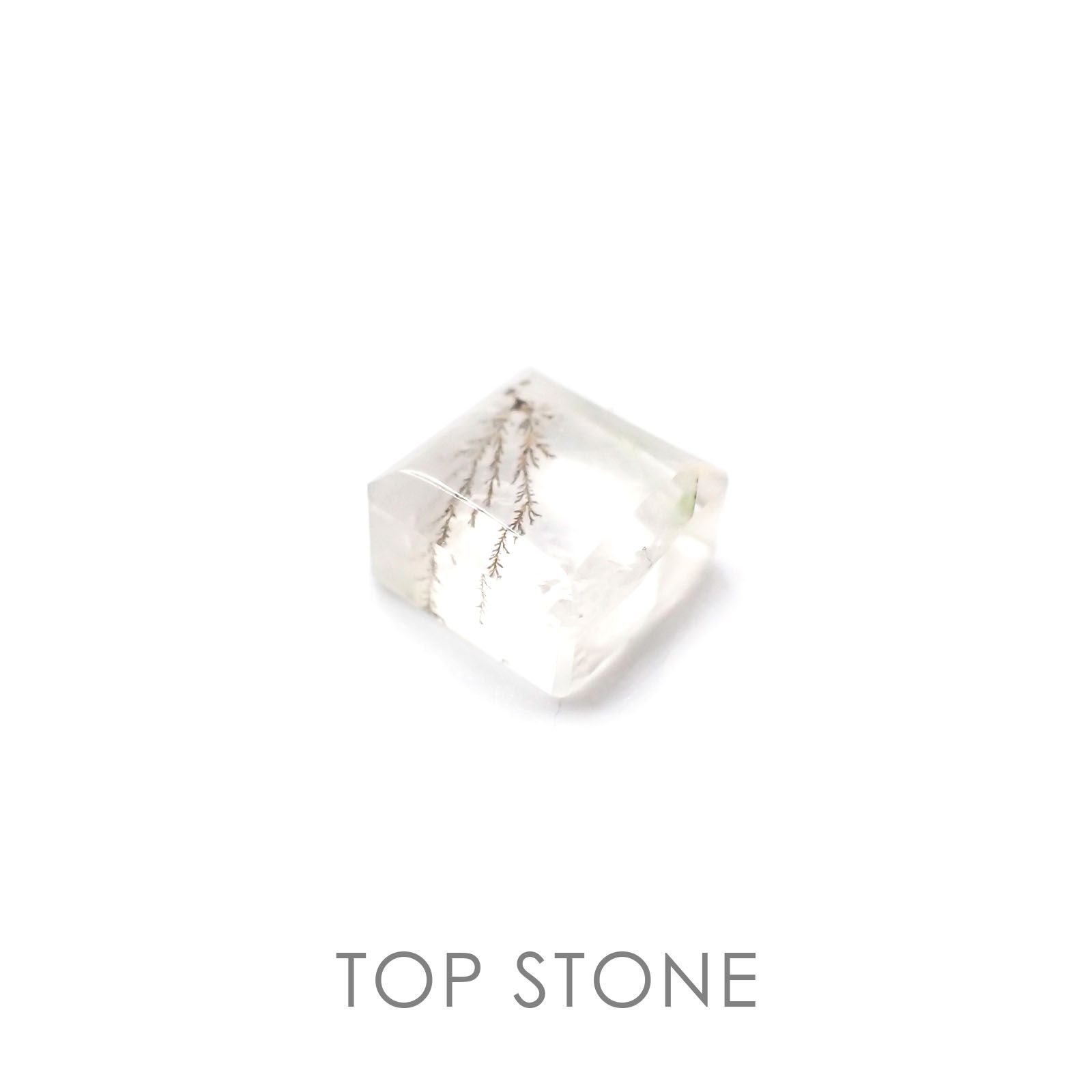 デンドリチッククォーツ ブラジル産 ルース 1.96ct[20106738]6.5×6.5mm前後
