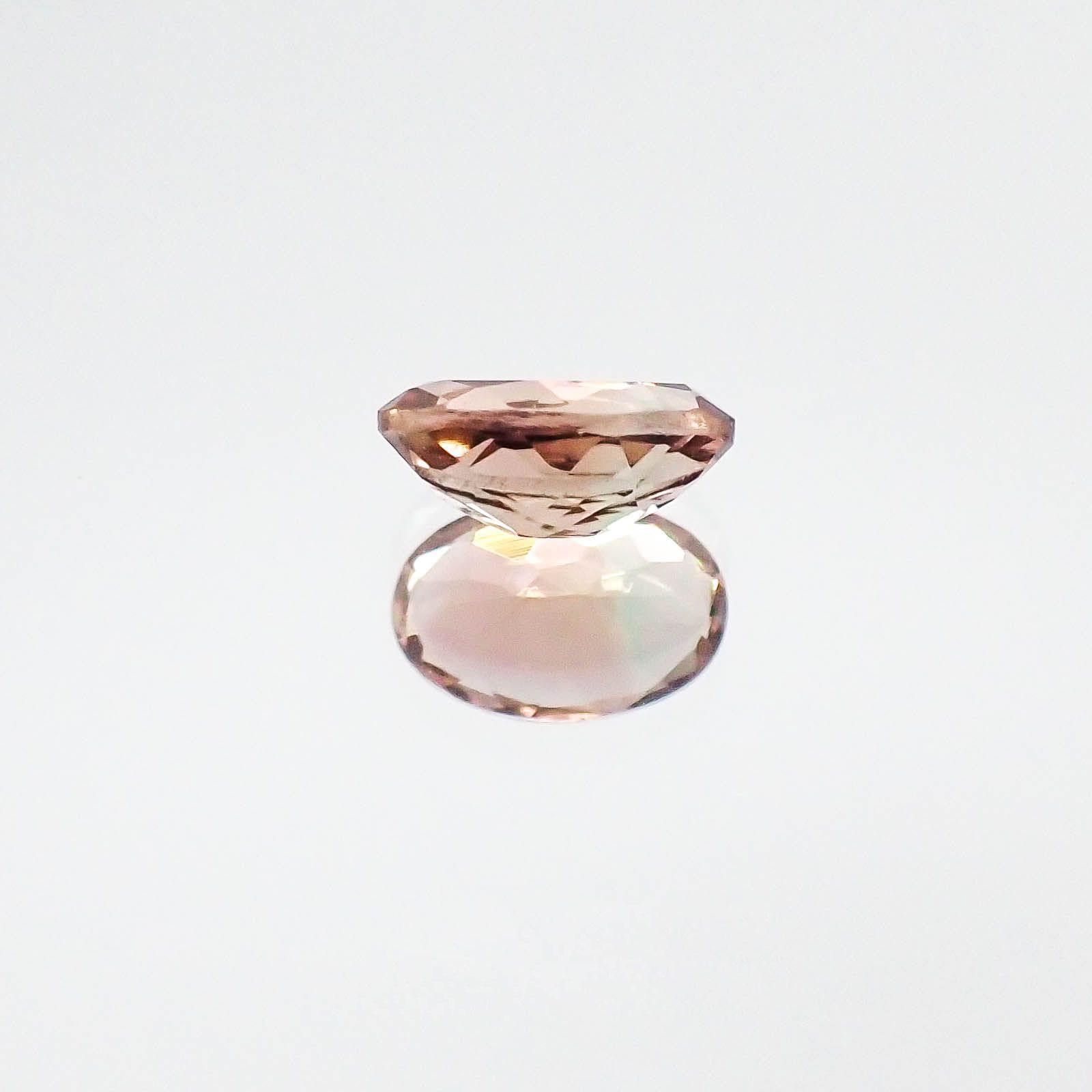 バイカラートルマリン(宝石名バイカラー・トルマリン)ブラジル産 0.44ct 識別済[231023864]5.9x4.1mm前後
