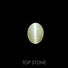 クリソベリルキャッツアイ(宝石名クリソベリル・キャッツアイ) スリランカ産 0.57ct 識別済[210711485]4.8×3.8mm前後