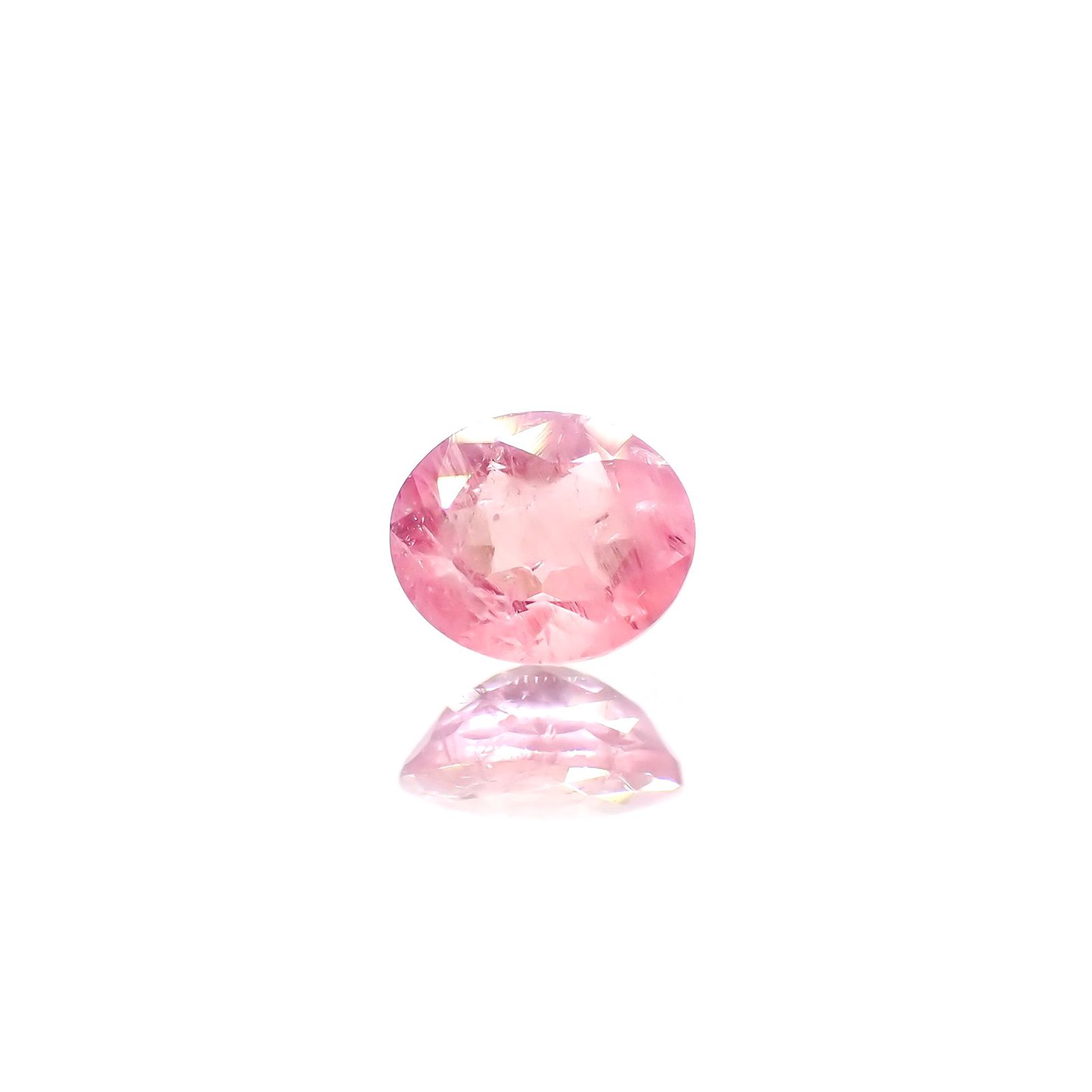 ペツォッタイト(ラズベリル)(宝石名ペツォッタイト) マダガスカル産 0.436ct ソ付(彩珠)[210812617]5.2×4.3mm前後