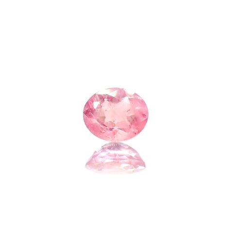 ペツォッタイト(ラズベリル)(宝石名ペツォッタイト) マダガスカル産 0.436ct ソ付(彩珠)[210812617]5.2×4.3mm前後