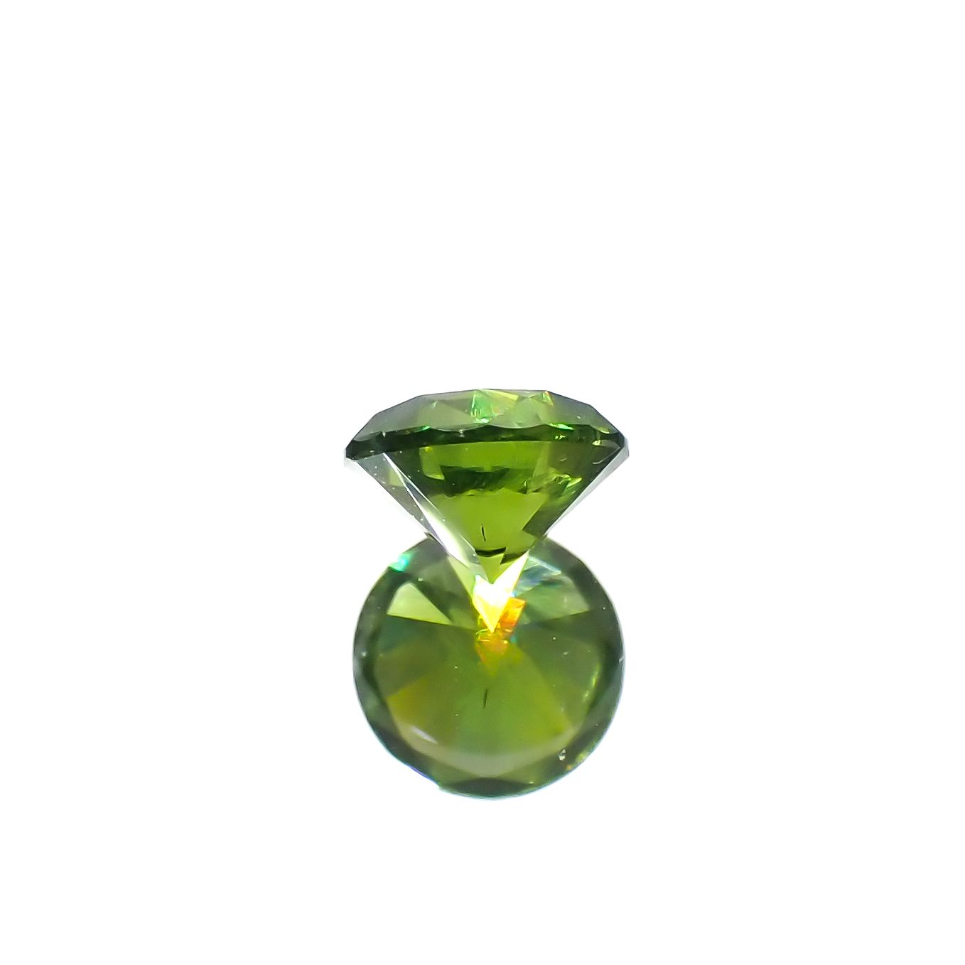 デマントイドガーネット ロシア産 0.64ct[240427196]5.1x5.1mm前後