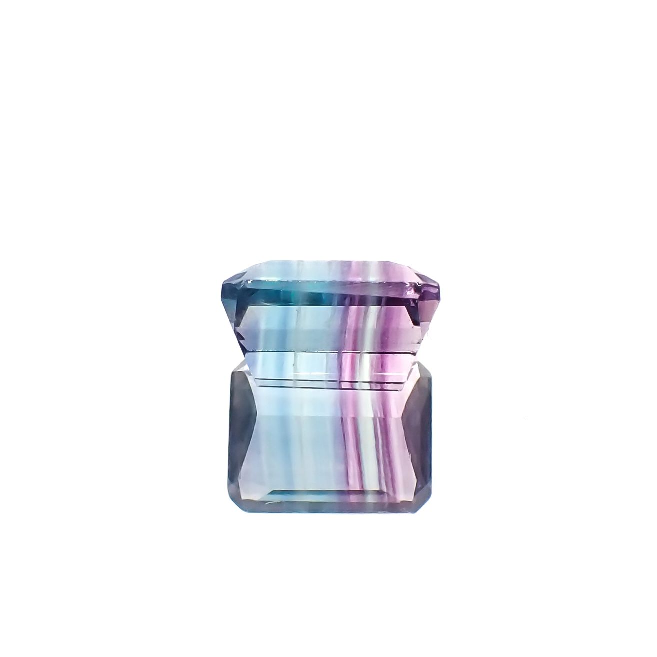 パーティカラーフローライト ブラジル産 2.98ct[230321178]8.9x6.9mm前後