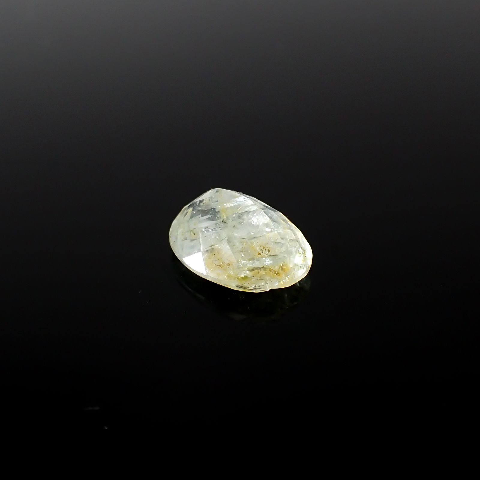 オーロラアクアマリン ブラジル産 4.55ct[240226059]12.7x9.7mm前後