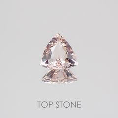 モルガナイト(宝石名モルガナイト) ナイジェリア産 0.90ct 識別済[21019102]6.9×6.8mm前後