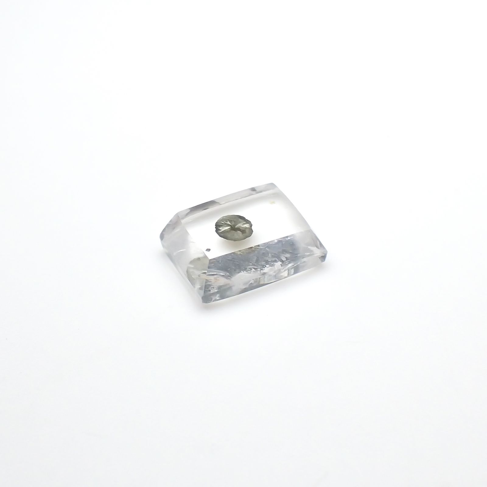 パイライトインクォーツ ブラジル産 3.33ct[240225910]10.2x7.8mm前後