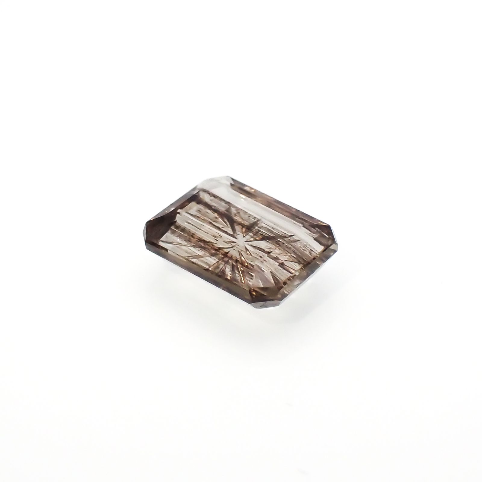 ◇甲州貴石切子Plus Three◇レインボースキャポライト カード付き ブラジル産 1.32ct[230321256]8x6mm前後