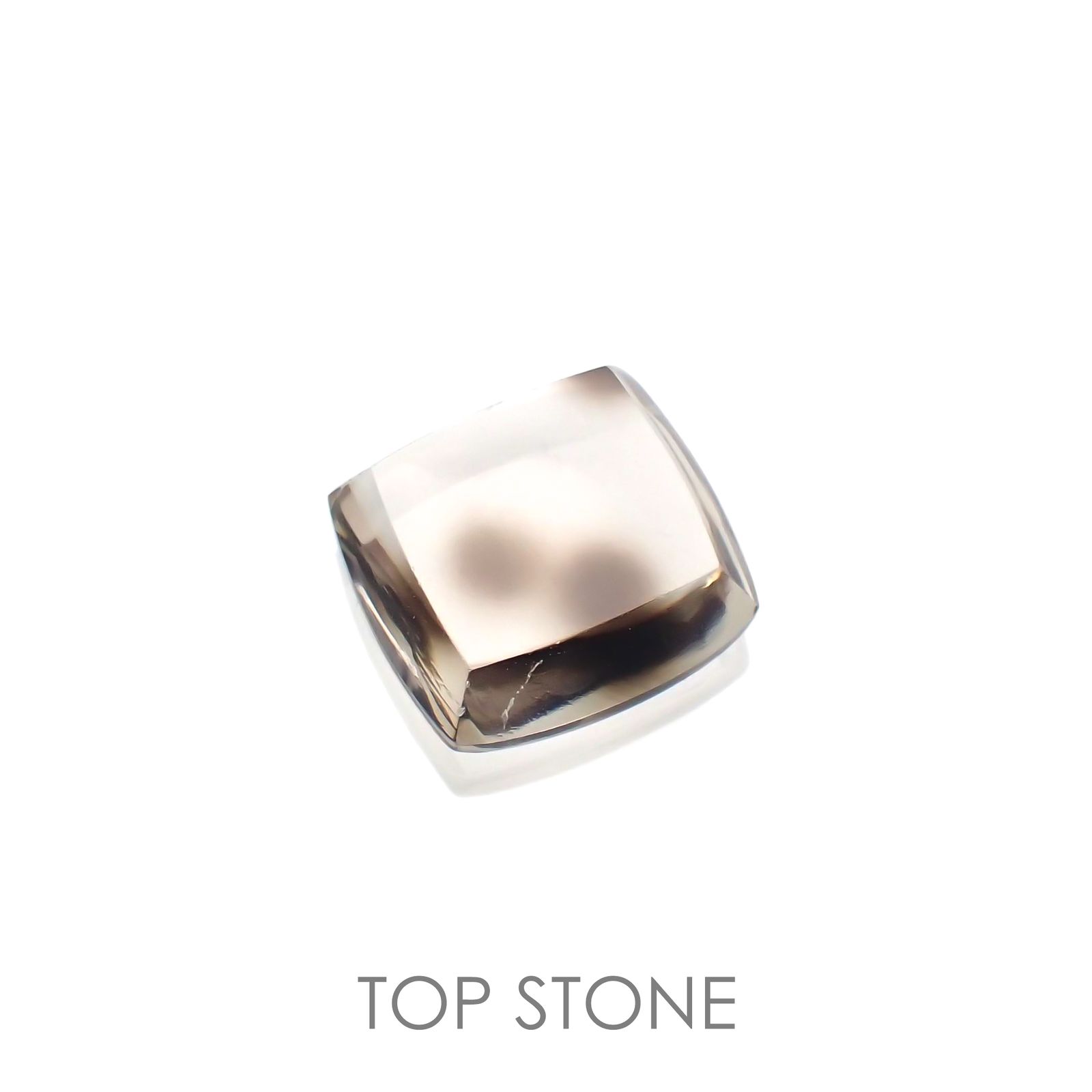 ダルメシアンクォーツ(宝石名ラジエーション・ダメージ・クォーツ) ブラジル産 5.19ct 識別済[210812883]11.3×10.8mm前後